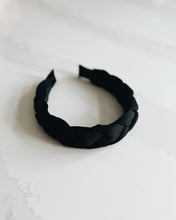 Load image into Gallery viewer, Black Braided Headband
