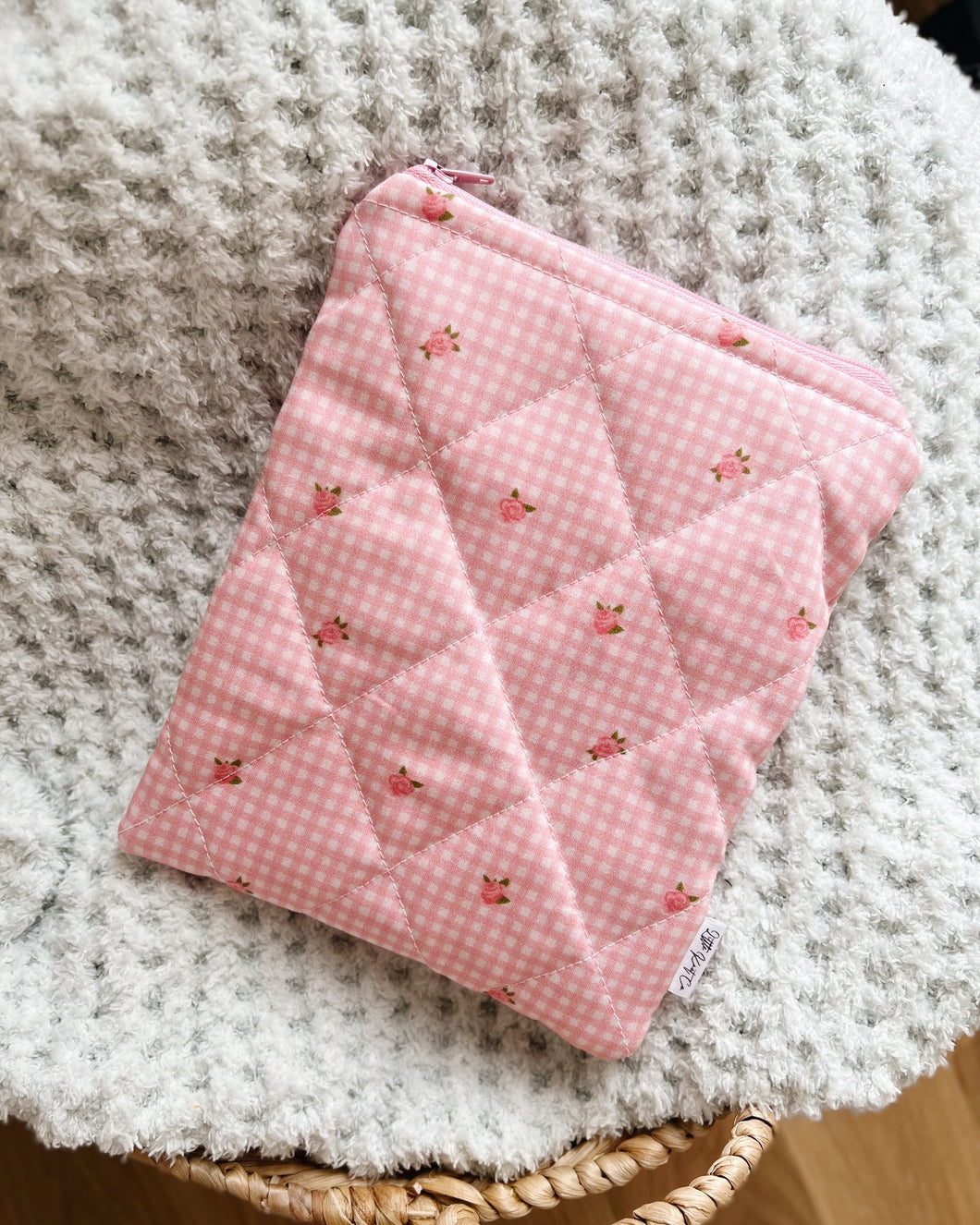 Gingham Rose E-Reader Sleeve