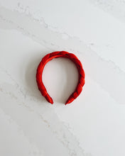 Load image into Gallery viewer, Red Braided Headband
