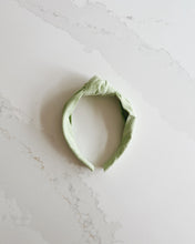 Load image into Gallery viewer, Key Lime Adult Knotted Headband
