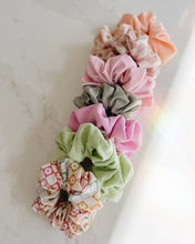 Load image into Gallery viewer, Bright Coral Scrunchie
