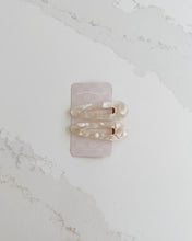 Load image into Gallery viewer, Pearly Shimmer Barrette Set
